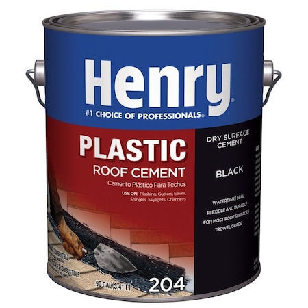 Henry Henry Smooth Black Asphalt Roof Cement 0.9 gal HE204042